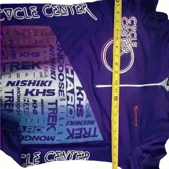 Giordana Athletic World Cycle Center Men’s Jersey SZ small Purple - Picture 5 of 5